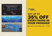 Get Up to 35% Off Everything in Your Proshop at Vistaprint