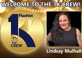 Congratulations to Lindsay Mulhall for Achieving the 1K Crew!