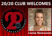 Congratulations to Louise Rasmussen for Achieving the 20/20 Club!