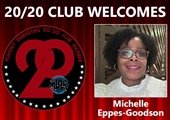 Congratulations to Michelle Eppes-Goodson for Achieving the 20/20 Club!