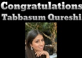Congratulations to Tabbasum Qureshi for Achieving Two-Star Director!