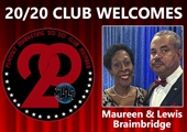 Congratulations to Maureen and Lewis Braimbridge for Achieving the 20/20 Club!