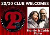 Congratulations to Brandy and Cedric Fisher, M.D. for Achieving the 20/20 Club!