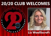 Congratulations to Liz Woolliscroft for Achieving the 20/20 Club!