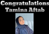 Congratulations to Tamina Aftab for Achieving One-Star Director!