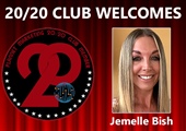 Congratulations to Jemelle Bish for Achieving the 20/20 Club!