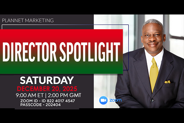 Upcoming Director Spotlight - Saturday, December 20, 2025