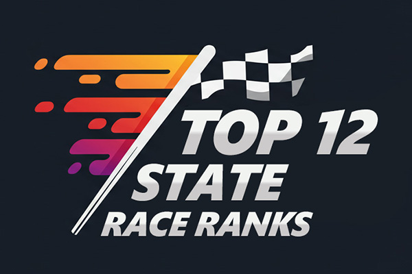 Top 12 State Race Ranks