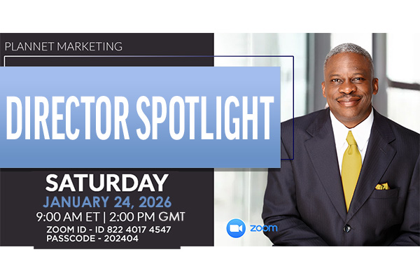 Director Spotlight Zoom Call - Saturday, January 24, 2026