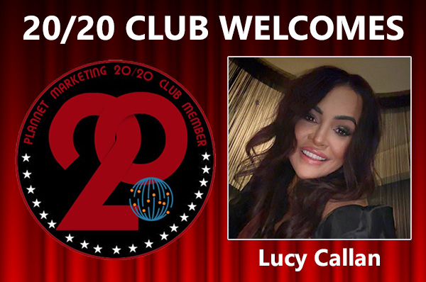 Congratulations to Lucy Callan for Achieving the 20/20 Club!