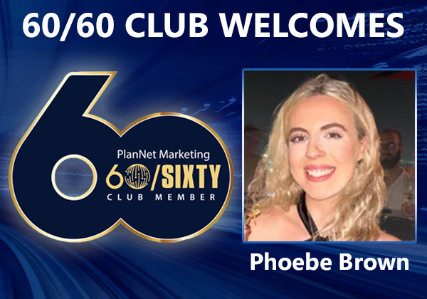 Congratulations to Phoebe Brown for Achieving the 6060 Club!