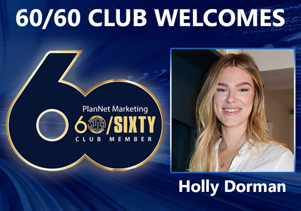 Congratulations to Holly Dorman for Achieving the 60/60 Club!