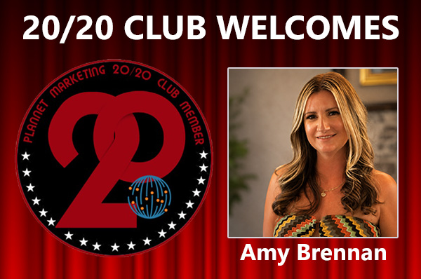 Congratulations to Amy Brennan for Achieving the 20/20 Club!