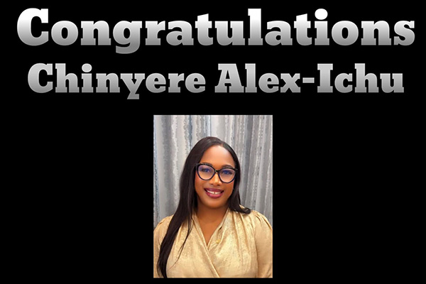 Congratulations to Chinyere Alex-Ichu for Achieving One-Star Director!