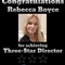 Congratulations to Rebecca Boyce for Achieving Three-Star Director