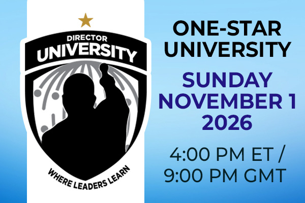 Upcoming One-Star University Sunday, November 1!