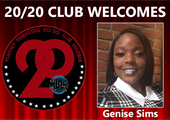 Meet 20/20 Club Member Genise Sims!