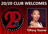 Meet 20/20 Club Member Tiffany Teamer!