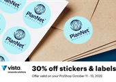 30% Off Stickers & Labels at Vistaprint