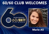 Congratulations to Marie Ali for Achieving the 60/60 Club!