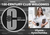 Congratulations to Ulyana Vysochanska for Achieving the 100 Century Club!
