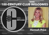 Congratulations to Hannah Price for Achieving the 100 Century Club!