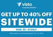 Up to 40% Off Sitewide at Vistaprint