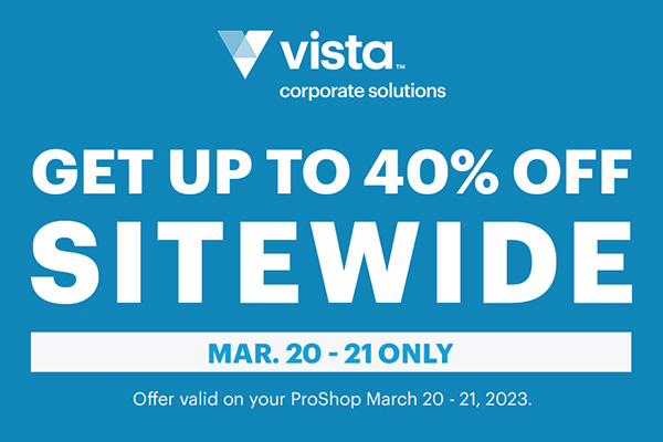 Up to 40% Off Sitewide at Vistaprint