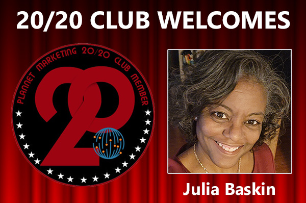 Meet New 20/20 Club Member Julia Baskin!