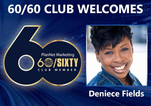 Congratulations to Deniece Fields for Achieving the 60/60 Club!