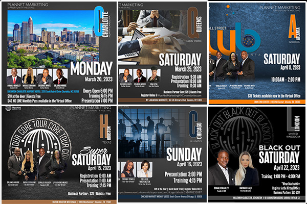 Upcoming Meetings with Donald Bradley!