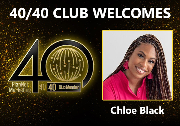 Congratulations to Chloe Black for Achieving the 40/40 Club!