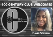 Congratulations to Daria Stevens for Achieving the 100 Century Club!