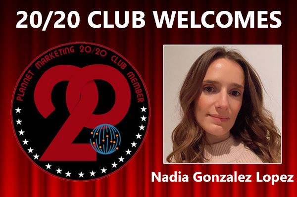 Meet New 20/20 Club Member Nadia Gonzalez Lopez!