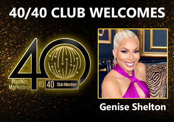 Congratulations to Genise Shelton for Achieving the 40/40 Club!