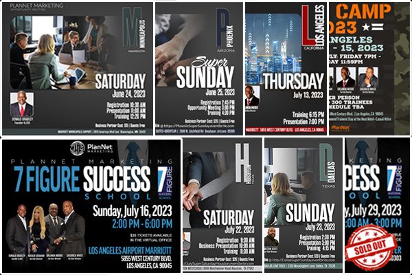 Upcoming Meetings with Donald Bradley!